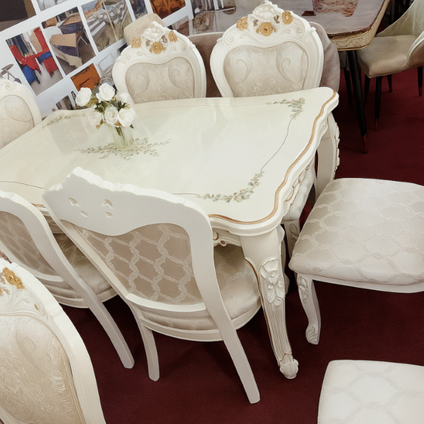 6-Seater Royal Dining Table Set